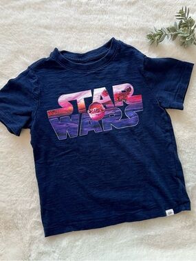 GAP x Star Wars | EUC - Navy Star Wars Tee - Size 5T - Mandalorian